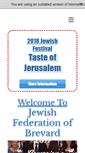 Mobile Screenshot of jewishfederationbrevard.com